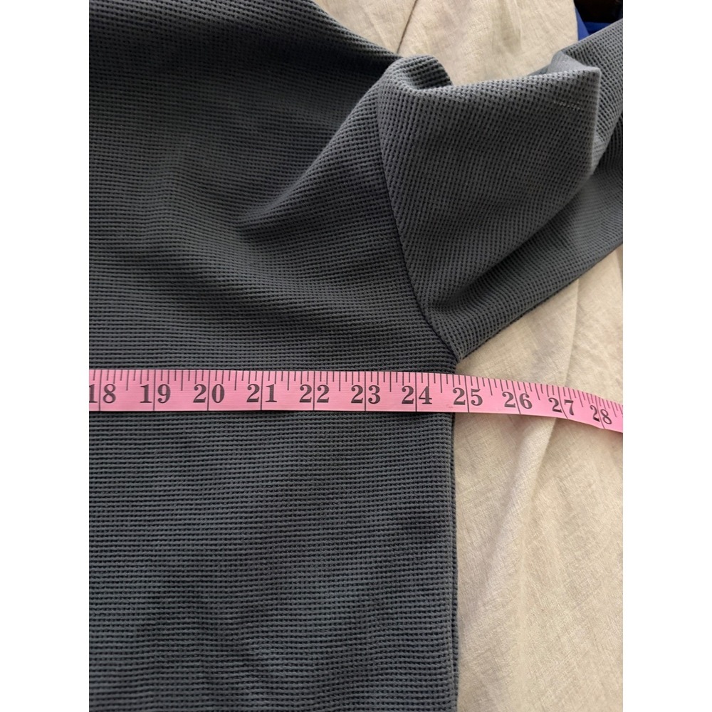 Vuori Womens Grey Long Sleeve Snap Neck Hoodie Pullover Athleisure XL - Picture 7 of 9